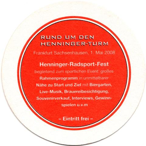 frankfurt f-he henninger rad jahre 12b (rund215-radsport fest-schwarzrot)